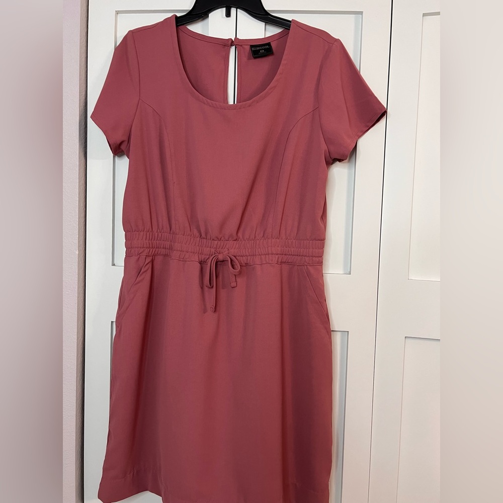 32 Degrees Cool Pink Short Sleeve Dress